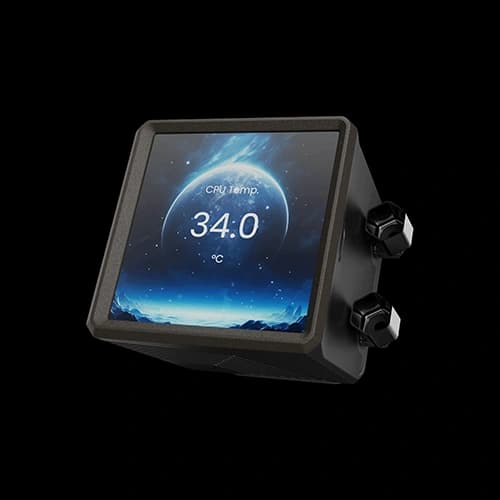 Gamdias AURA GL360 LCD ARGB CPU Liquid Cooler